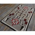 1930s American Navajo Carpet with Storm Pattern