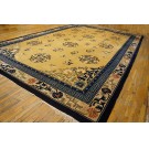 Vintage 1980s Chinese Peking Carpet 