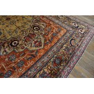 Mid-19th Century N.W. Persian Silk Heriz Carpet