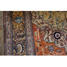 Mid-19th Century N.W. Persian Silk Heriz Carpet