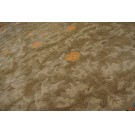 Late 19th Century Oval Chinese Perking Dragon Carpet