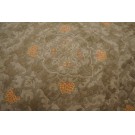 Late 19th Century Oval Chinese Perking Dragon Carpet