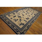 Mid 19th Century Chinese Ningxia Carpet with 100 Antiques Pattern