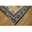 Mid 19th Century Chinese Ningxia Carpet with 100 Antiques Pattern