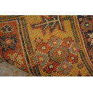 Mid 19th Century W. Persian Kurdish Shrub Runner Carpet