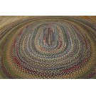 Early 20th Century American Oval Braided Rug