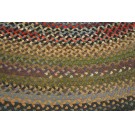 Early 20th Century American Oval Braided Rug