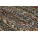 Early 20th Century American Oval Braided Rug