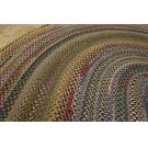 Early 20th Century American Oval Braided Rug
