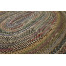 Early 20th Century American Oval Braided Rug