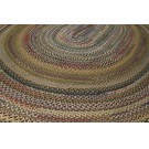 Early 20th Century American Oval Braided Rug
