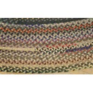 Early 20th Century American Oval Braided Rug