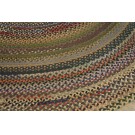 Early 20th Century American Oval Braided Rug