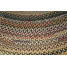 Early 20th Century American Oval Braided Rug