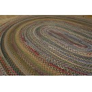 Early 20th Century American Oval Braided Rug