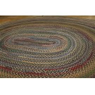 Early 20th Century American Oval Braided Rug