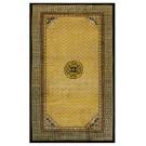 19th Century Silk Chinese Ningxia Carpet