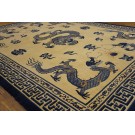 19th Century Chinese Peking Dragon Carpet