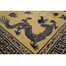 19th Century Chinese Peking Dragon Carpet