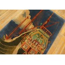 1920s Chinese Art Deco Carpet with Nautical Theme