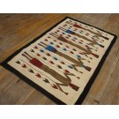 1930s American Navajo Yei Carpet