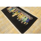 1920s Chinese Art Deco Rug with 10 Immortals Pattern 