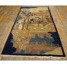 1920s Pictorial Chinese Peking Carpet
