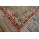 19th Century Turkish Ghiordes Oushak Carpet