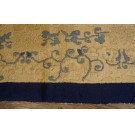 Early 20th Century Oval Chinese Peking Rug