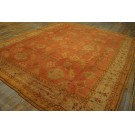 Early 20th Century Turkish Oushak Carpet