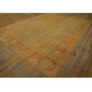 19th Century Turkish Oushak Carpet