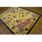 1920s Chinese Silk Dragon Carpet