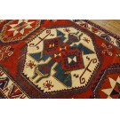 19th Century Caucasian Kazak Lori Pambak Carpet