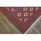 1930s Indian Cotton Dhurrie Carpet