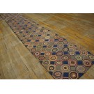 1930s Geometrical American Hooked Rug