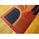1920s Chinese Art Deco Carpet with Modernist Design