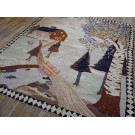 Early 20th Century Scenic American Hooked Rug