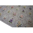 Early 20th Century English Needlepoint Carpet with US State Flowers