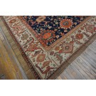 19th Century Persian Bibikabad Carpet with Harshang Pattern