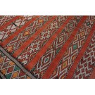 Mid 20th Century Moroccan Flat-weave Carpet 