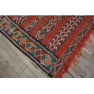 Mid 20th Century Moroccan Flat-weave Carpet 
