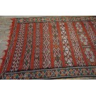 Mid 20th Century Moroccan Flat-weave Carpet 