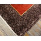 Vinatge 1980s Silk Chinese Carpet with 100 Different Characters for Longevity (Shou) ?