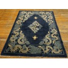 Early 20th Century Chinese Peking Dragon Carpet 