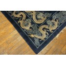 Early 20th Century Chinese Peking Dragon Carpet 