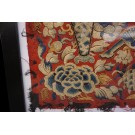 Mid 19th Century Chinese Silk & Wool Embroidery