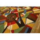 Mid Century Modern European Carpet with Kandinsky Design Influences