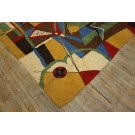Mid Century Modern European Carpet with Kandinsky Design Influences