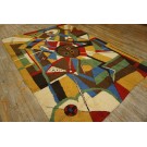 Mid Century Modern European Carpet with Kandinsky Design Influences