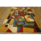Mid Century Modern European Carpet with Kandinsky Design Influences
